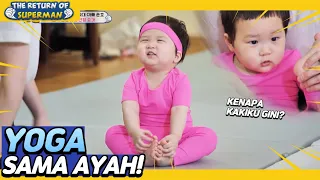 Download [IND/ENG] Pink Eunwoo cobain yoga bayi! Kira-kira dia lentur gak ya | The Return of Superman MP3