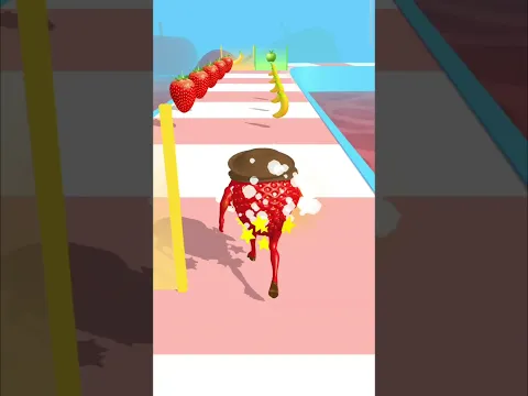 SWEET BANANA+STRAWBERRYGAMEPLAY #3D #game #funnyvideo #어몽  #어몽어스공략