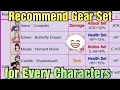 Rise Of Eros Guide Best Recommend Equipment Set for Every Characters