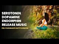 Happiness Frequency Serotonin Dopamine Endorphin Release Music | Feel Your Brain's Happy Hormone