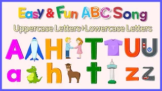 Download Easy \u0026 Fun ABC Song | Uppercase Letters \u0026 Lowercase Letters | Alphabet Song MP3