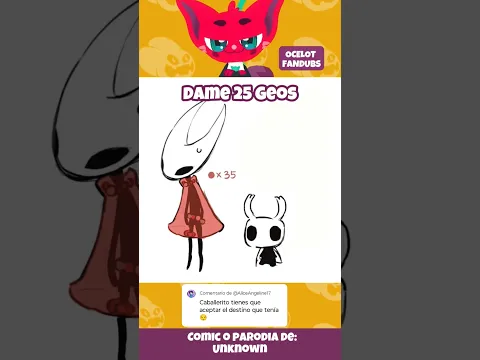 caballerito tacaño 🙀 #humor #fandub #silksong #hollowknight