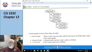 CIS3332 Chapter12 Part1