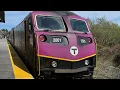 Riding MBTA commuter rail Kingston line from South station to Kingston MA