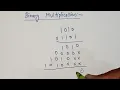 Binary Multiplication in hindi Lec-13