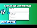 How to embed code in wordpress 2026