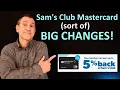 NEWS BIG sort of Sam s Club Mastercard changes 5 Back Sam s Club Credit Card Review 2021
