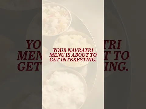 9 din. 9 recipes. Aur Navratri ke 9 delicious chapters. ✨