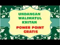 Undangan Khitanan Digital Power Point Gratis