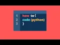 PYTHON start coding in just 1 min Installing text editor terminal