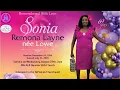 Live Stream of Funeral Service for Sonia Remona Layne nee Lowe