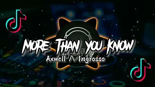 Download DJ MORE THAN YOU KNOW SLOW REMIX FULL BEAT  (DJ Naemusic Remix) MP3