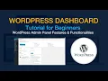WordPress Dashboard Tutorial for Beginners in WordPress