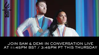 live sam smith u0026 demi lovato in conversation im ready