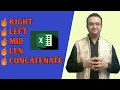 LEFT RIGHT MID FORMULA IN EXCEL LEN FUNCTION IN EXCEL CONCATENATE EXCEL By NEER ACADEMY