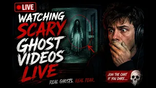 Watching SCARY VIDEOS...