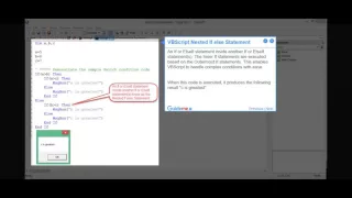 VBScript - Decision Making Statement
