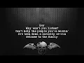 Avenged Sevenfold - Welcome To The Family [Lyrics on screen] [Full HD]