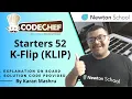 Codechef Starters 52 K-Flip KLIP Solution In Hindi Explanation Code Editorial Coding