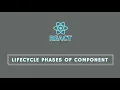 Life Cycle Phases of React Component React Tutorial