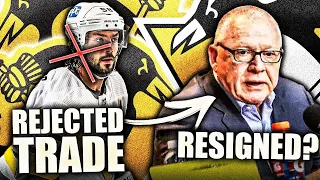 kris letang rejected trade leads to jim rutherford resigning rumour dismissed pittsburgh penguins