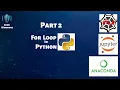 For loop Part 2 Advanced For loop Python Code Warriors