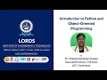 Python OOP Basics for Beginners Introduction to Python Object-Oriented Programming LIET