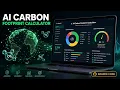 AI Carbon Footprint Calculator Using Machine Learning Python Streamlit Final Year Project