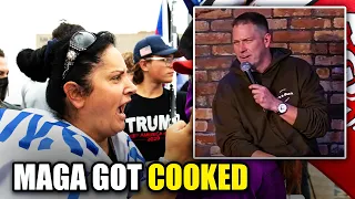 Trump Heckler Picks Fight With Comedian, Gets DESTROYED