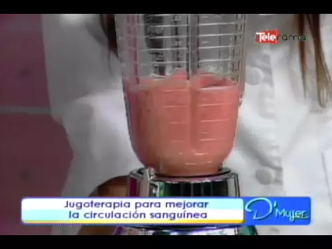 Jugoterapia para mejorar la circulación sanguínea