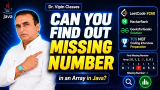 9 Can You Find Out Missing Number using Java Interview Preparation