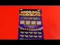 SUN BIG BET 84 NEW 50 TICKET 500K CASH BLITZ FL Lottery Scratcher