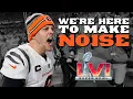 We re Here to Make Noise - Super Bowl Hype Cincinnati Bengals vs LA Rams Gray V-Train