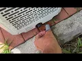 How to drain Hisense 8000 BTU Portable Air Conditioner