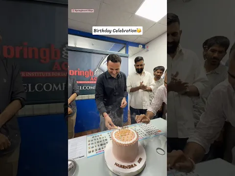 Narendra Sir Birthday celebration 🎂🎉 #springboard #birthday #viral #trending