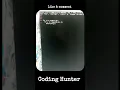 Coding Hunter ll Day 09 V01 ll C python programming pattern Tutorial ll
