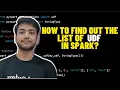How to get the list of UDF functions in spark Databricks