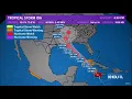 Tropical Storm Ida Forecast cone spaghetti models and warnings