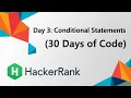 HackerRank Day 3 Intro to Conditional Statements Java Solution