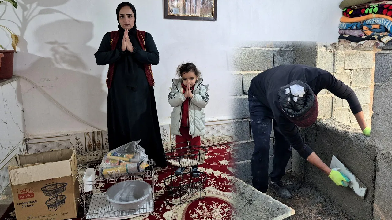 Viewers' help to Afsaneh Khanom and start building a shelter!