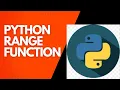 Python Range Function I Python Programming Tutorial
