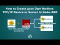 How to Create your own Modbus Server in Node-RED IoT IIoT Modbus Industry 4 0