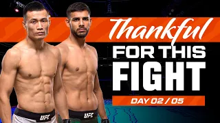 Yair Rodriguez vs The Korean Zombie UFC Fights We Are Thankful For - Day 2
