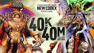 NEW Adeptus Custodes vs Death Guard | Warhammer 40k in 40m