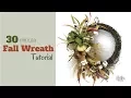Quick 30 Minute Fall Wreath Tutorial Southern Charm Wreaths