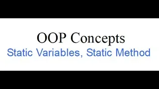 Bangla Java Programming Static Variables Static Method OOP Concepts Bangla Tutorial