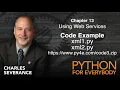 Python - Using Web Services