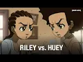 Riley vs Huey The Boondocks adult swim
