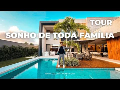 Download MP3 MANSÃO DE R$18.900.000 | Casa à venda no condomínio Santa Mônica Jardins | Azuza Imóveis