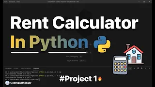Rent calculator in python Mini Python Project with source code